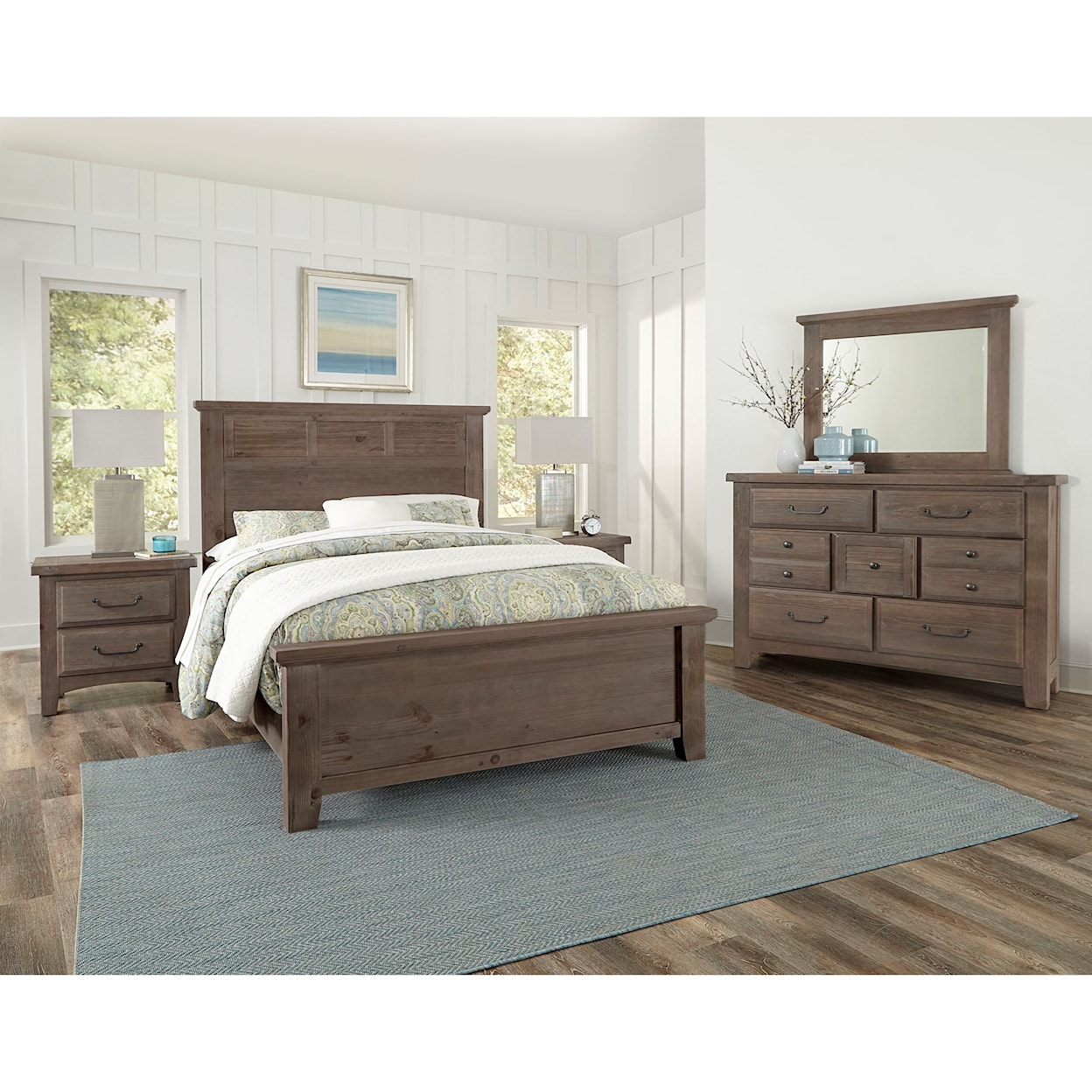 Vaughan Bassett Sawmill Queen Bedroom Group