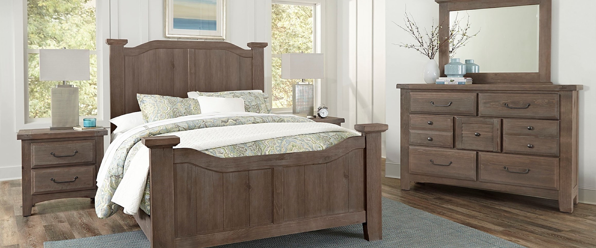 Traditional 5-Piece Queen Bedroom Set