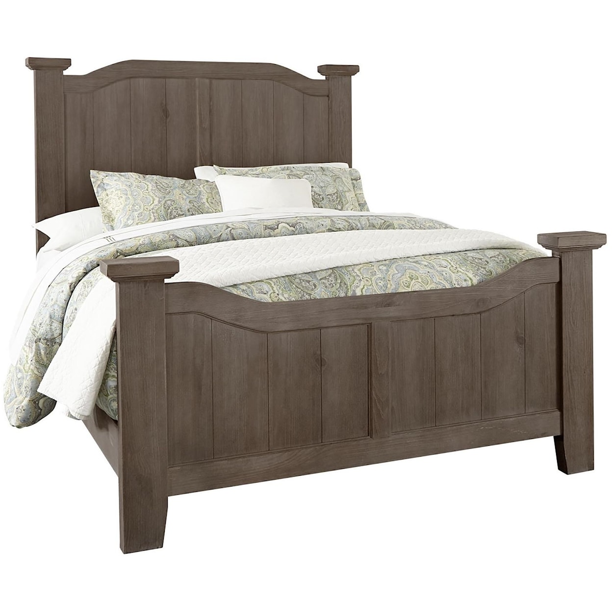 Vaughan Bassett Sawmill 692 558 855 922 Transitional Queen Arch Bed Standard Furniture Bed