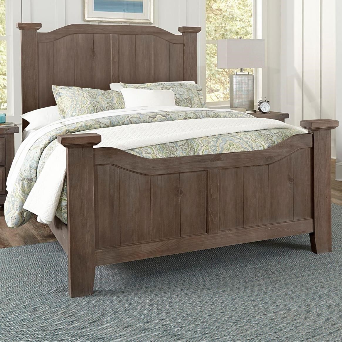 Vaughan Bassett Sawmill 692558855922 Transitional Queen Arch Bed