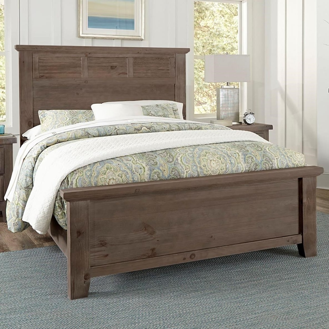 Carolina Bedroom Sawmill Queen Louver Bed