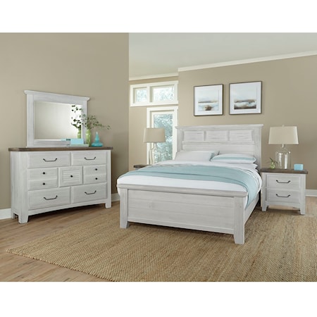 Transitional 5-Piece Queen Bedroom Group