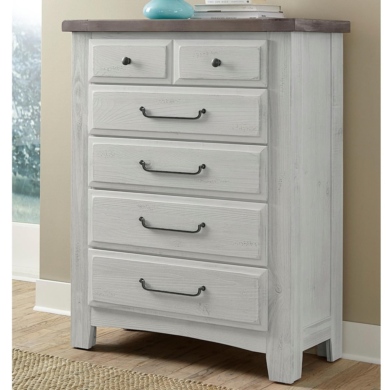 Vaughan-Bassett Sawmill 5-Drawer Chest