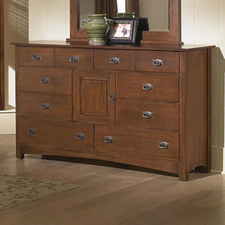 8-Drawer Door Dresser