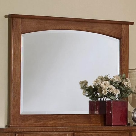 Landscape Mirror with Beveled Glass