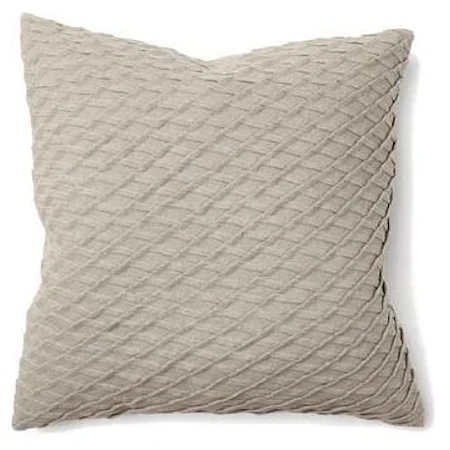 Natural Angle Pleat Throw Pillow