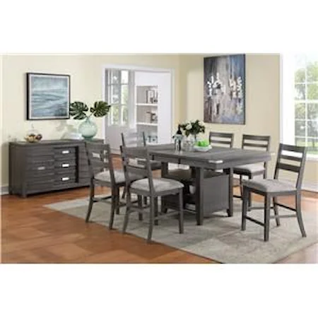 7 Piece Pub Dining Set