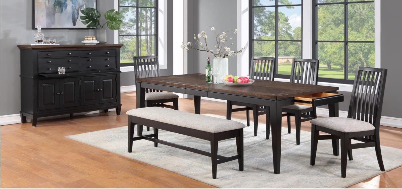 Warehouse M Lakeside 11804064 Dining Table with Drawers Pilgrim