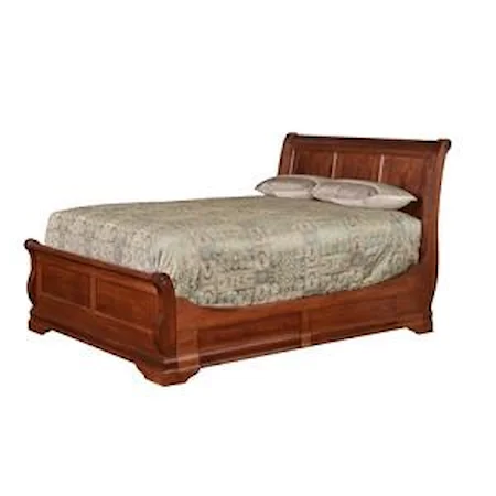 Queen Heirloom Bed With Side Storage