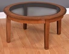 Hopewood Deluxe Shaker 110008RDSG Glass Top Cocktail Table Wayside