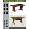 Weaver Woodcraft Custom Amish Dining Bridgeport Table