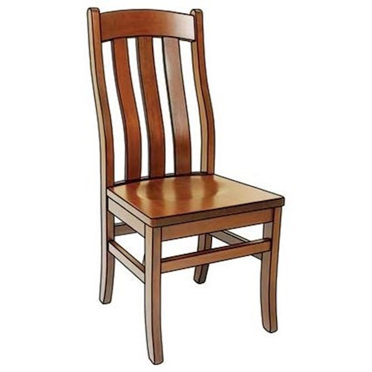 Weaver Woodcraft Custom Amish Dining Fostoria Side Chair