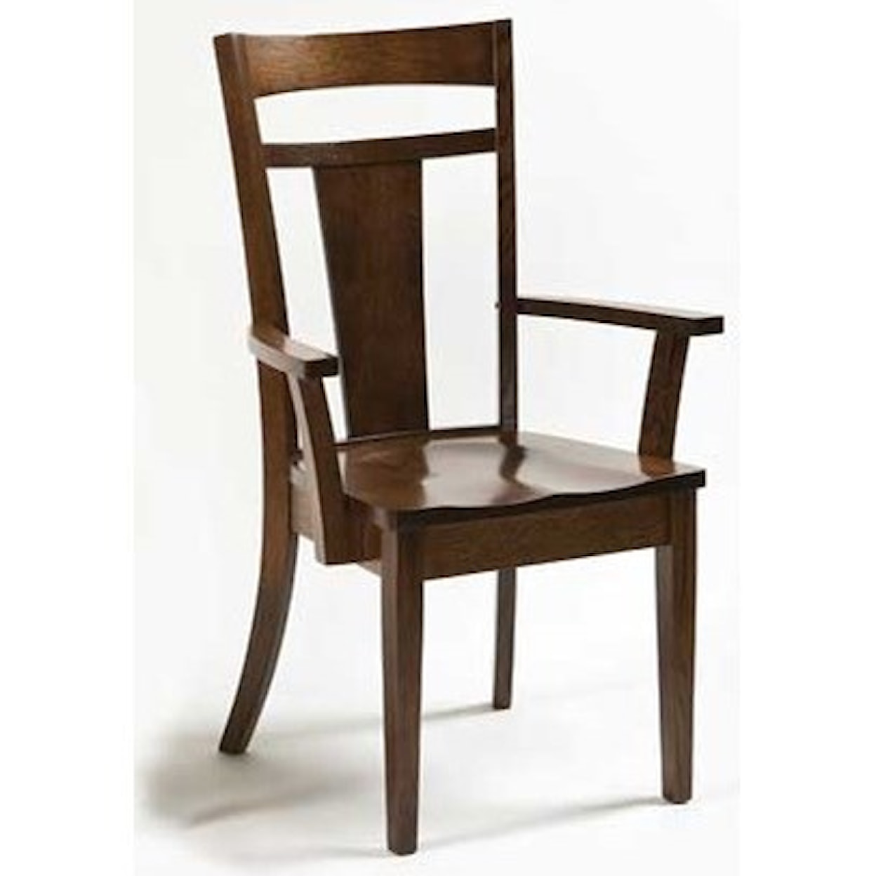 Weaver Woodcraft Custom Amish Dining Livingston Arm Chair