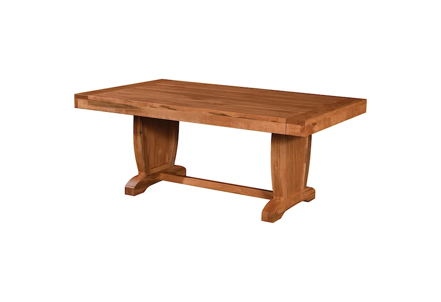 Williamsburg Customizable Dining Table by Weaver Woodcraft at Saugerties Furniture Mart