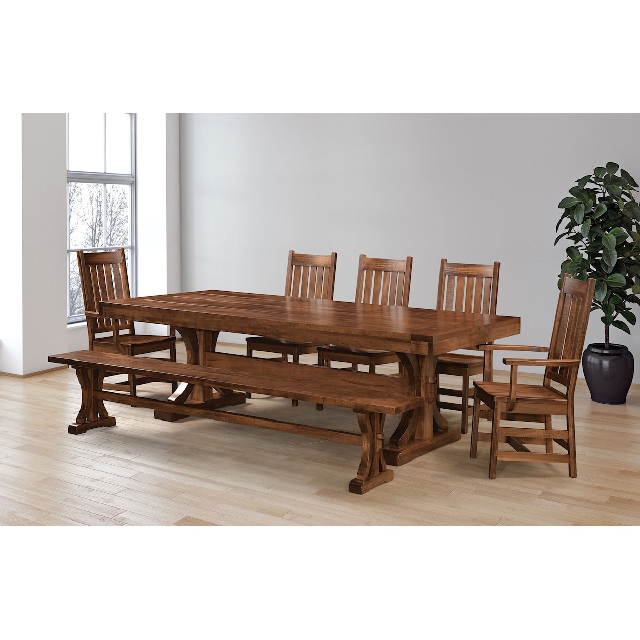 Weaver Woodcraft Williamsburg Customizable Dining Table