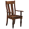 Weaver Woodcraft Williamsburg Customizable Dining Arm Chair