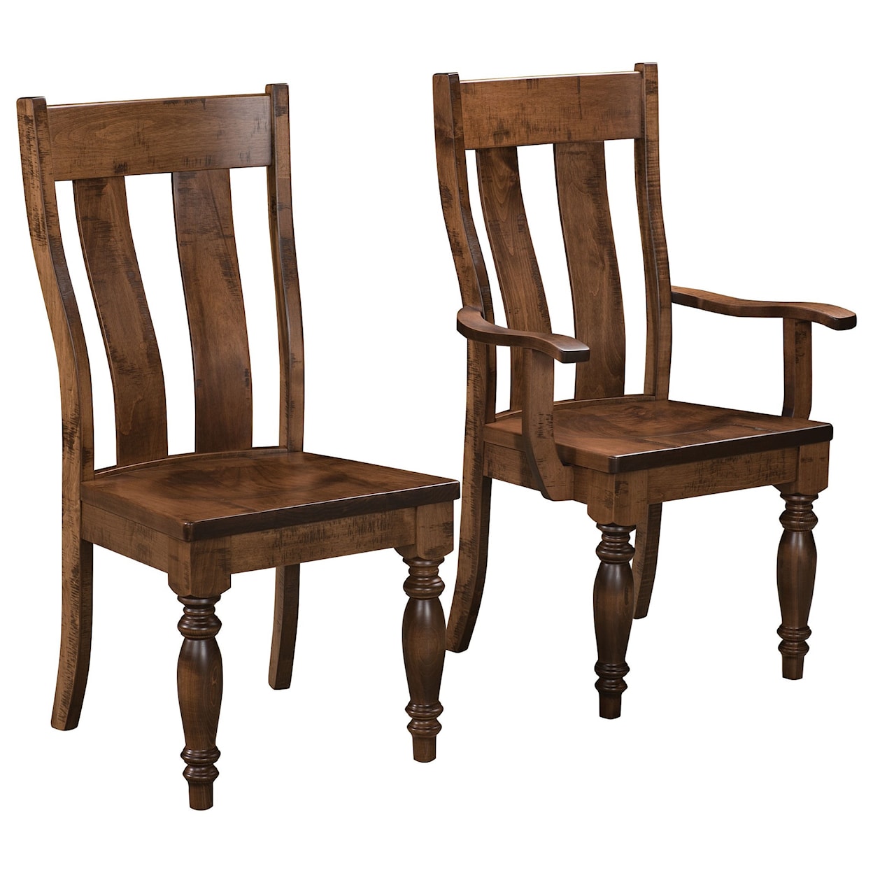 Weaver Woodcraft Williamsburg Customizable Dining Arm Chair
