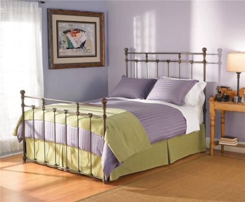 Queen Sena Iron Poster Bed
