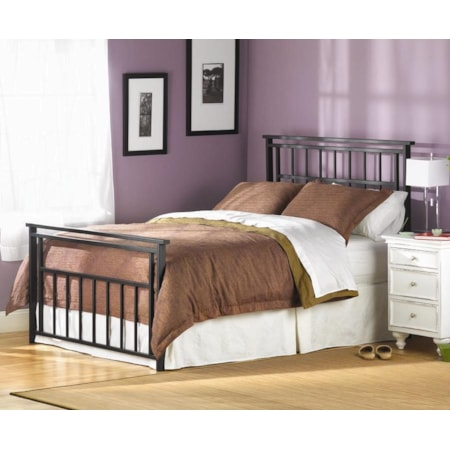 King Aspen Iron Bed