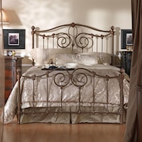 Wesley Allen Iron Beds King Metal Bed | Wayside Furniture & Mattress | Bed - Headboard & Footboard