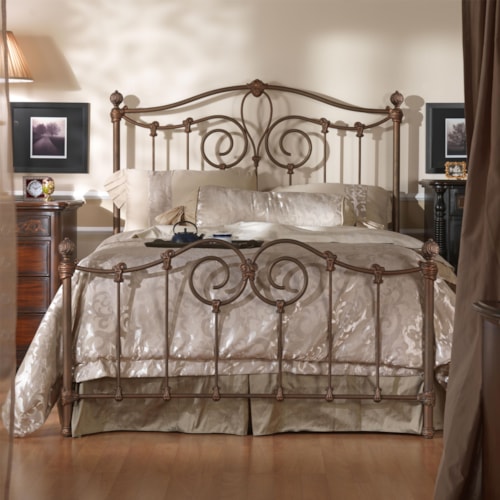 Queen Olympia Metal Bed