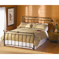 Sheffield Iron Sleigh Bed