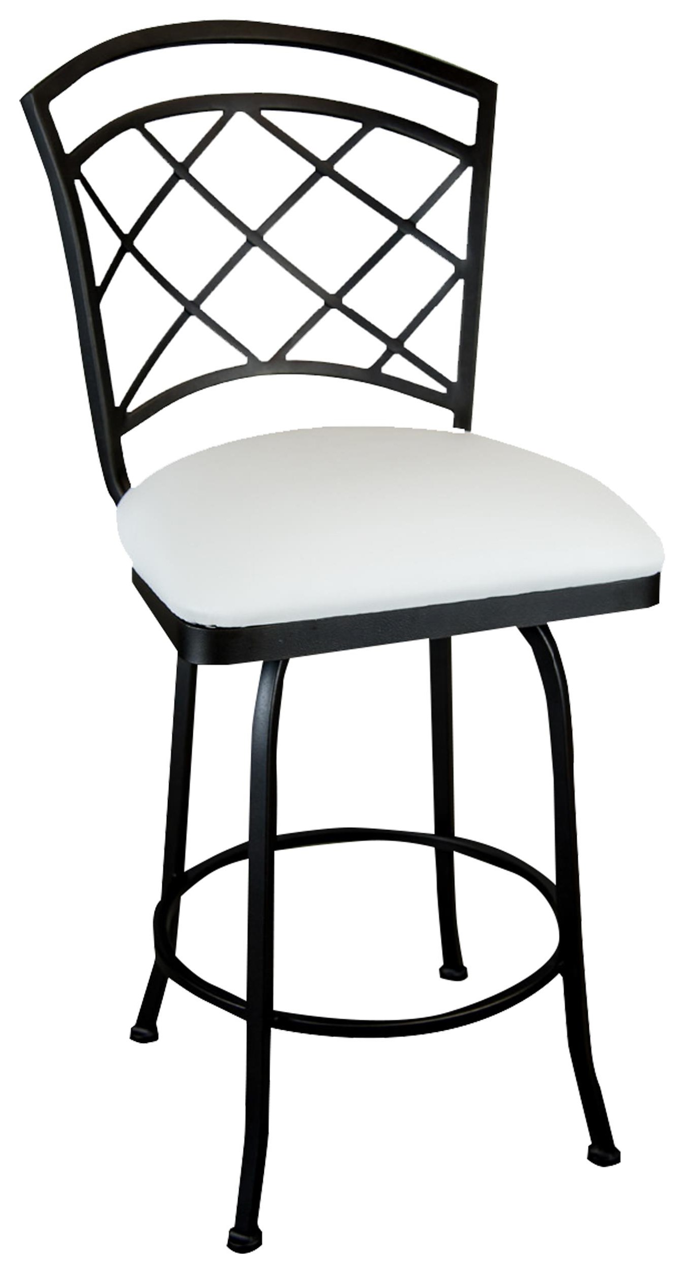 Wesley Allen Wesley Allen Dining B515H26S Boston Flat Swivel w/ Back ...