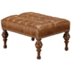 Wesley Hall Accent Chairs and Ottomans Tufted Ottoman