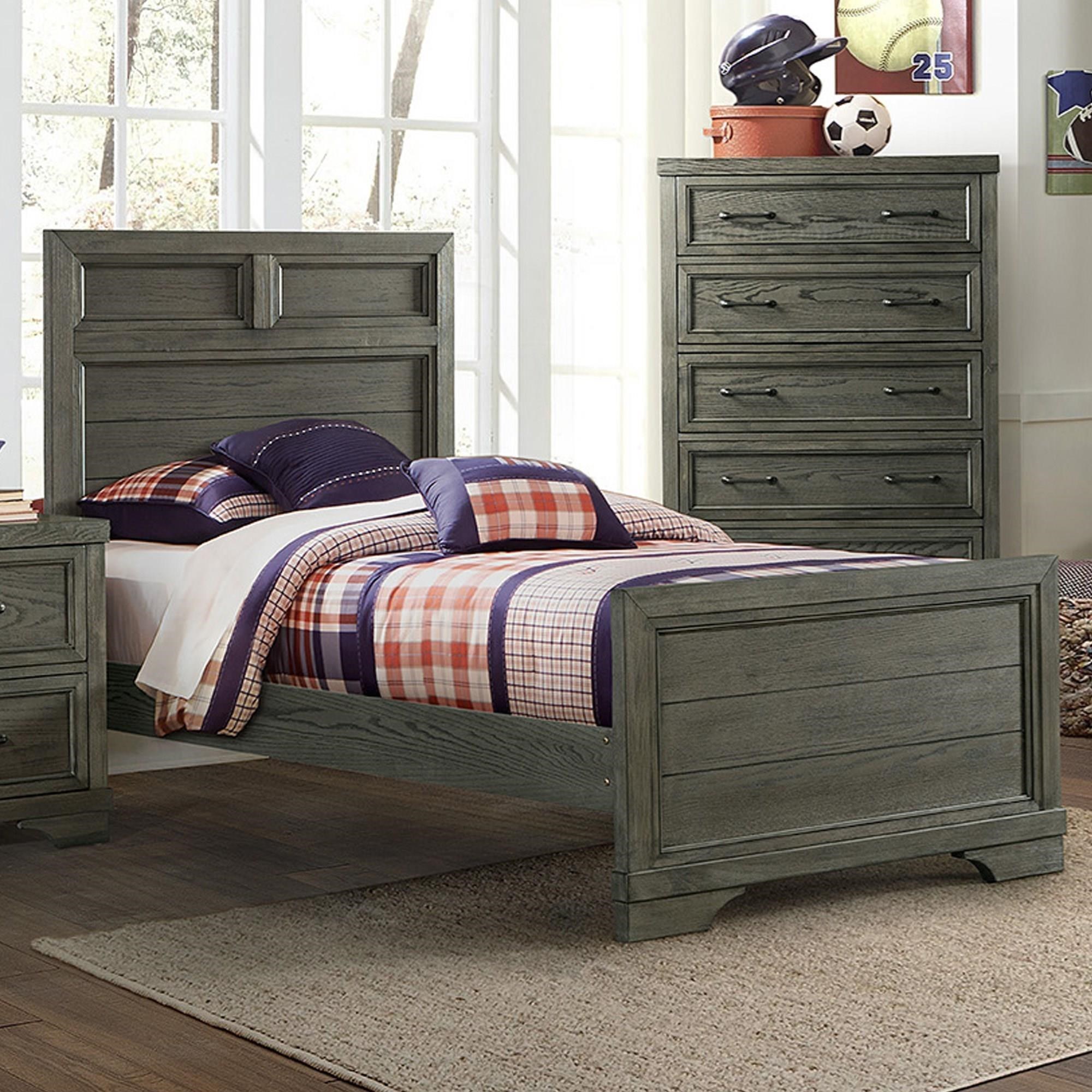 Westwood Design Foundry Farmhouse Twin Bed Wayside Furniture Panel Beds