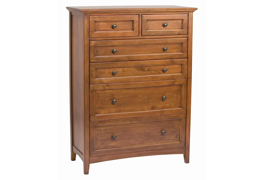 McKenzie 6 Drawer Dresser by Whittier Wood at Esprit Decor Home Furnishings