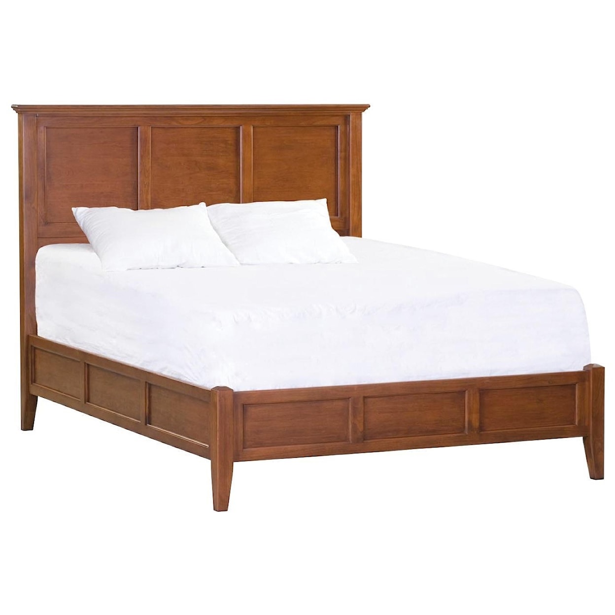 Whittier Wood McKenzie. Queen Platform Bed with Headboard