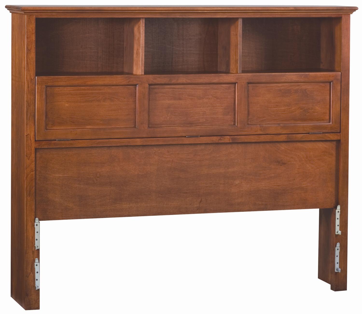 Wood shelf store headboard queen