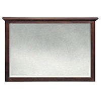 Transitional Beveled Mirror with Wall Mount