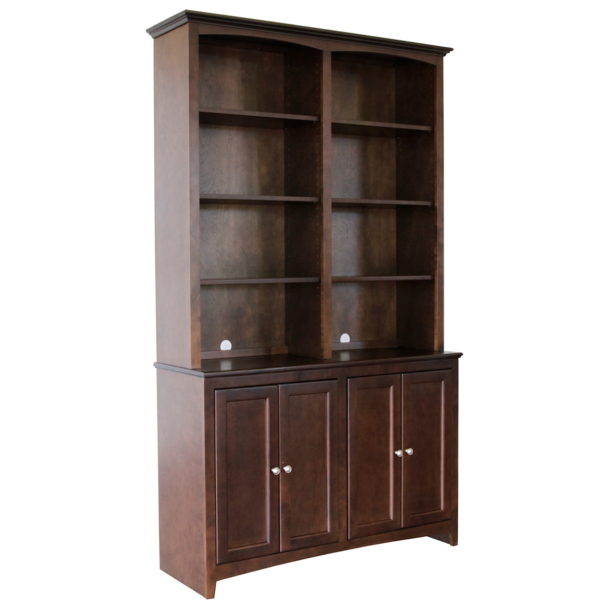 Whittier Wood McKenzie. 48" Cabinet and Hutch