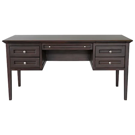 4-Drawer Desk with File Drawer