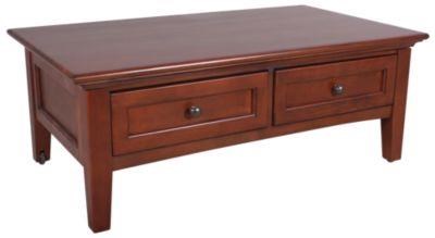 Whittier Wood McKenzie Glazed Cherry CTB3505GAC Rectangular Lift Top