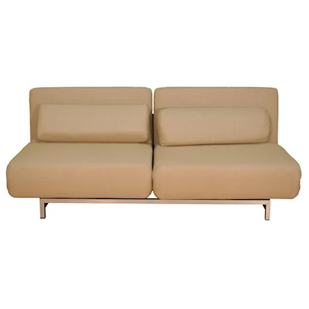 2-Seat Convertible Futon Sofa