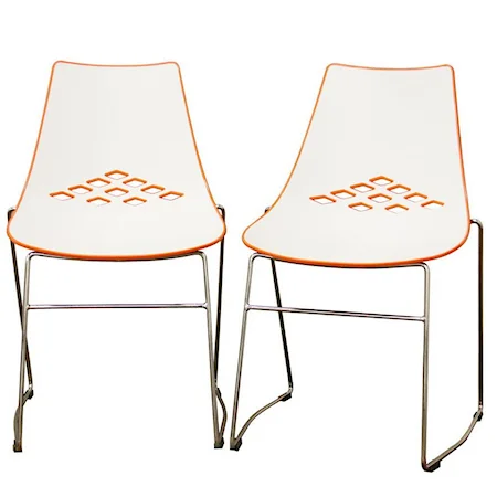 Set of 2 Jupiter Plastic Chairs
