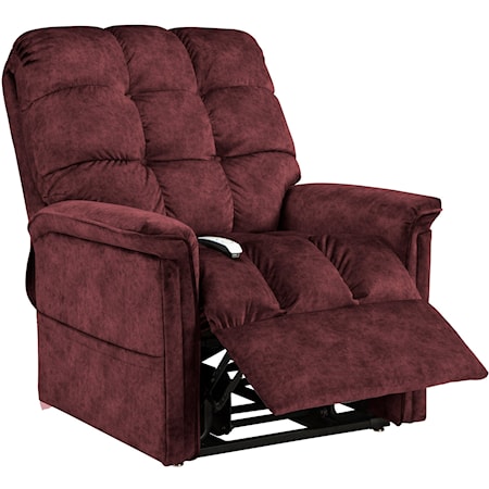 3-Position Power Reclining Lift Chair with Biscuit Back