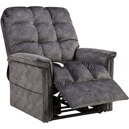 3-Position Power Reclining Lift Chair with Biscuit Back