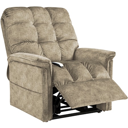 3-Position Power Reclining Lift Chair with Biscuit Back