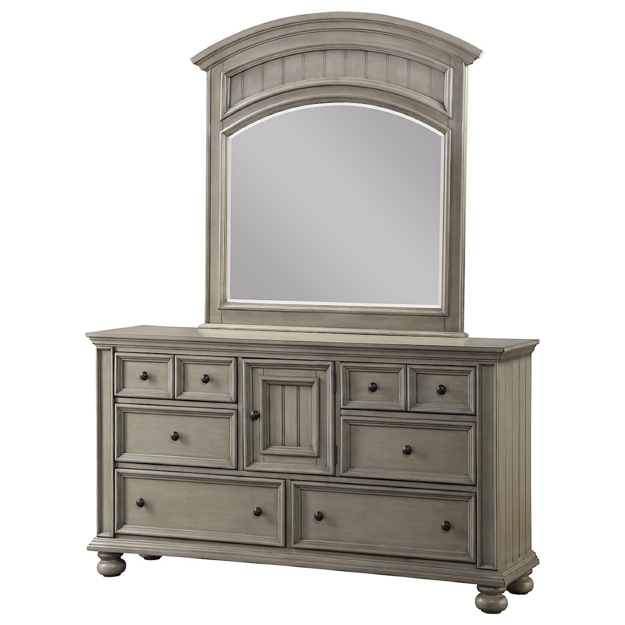 Winners Only Barnwell 6-Drawer Dresser and Mirror