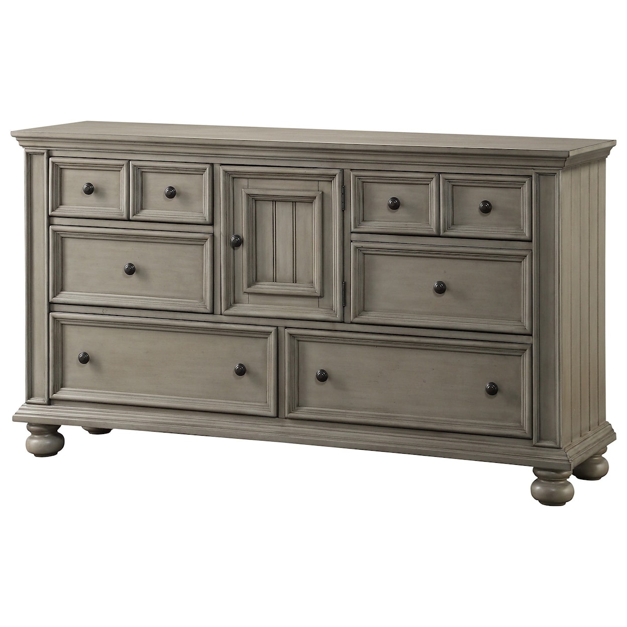 Winners Only Barnwell 6-Drawer Dresser with Center Cabinet