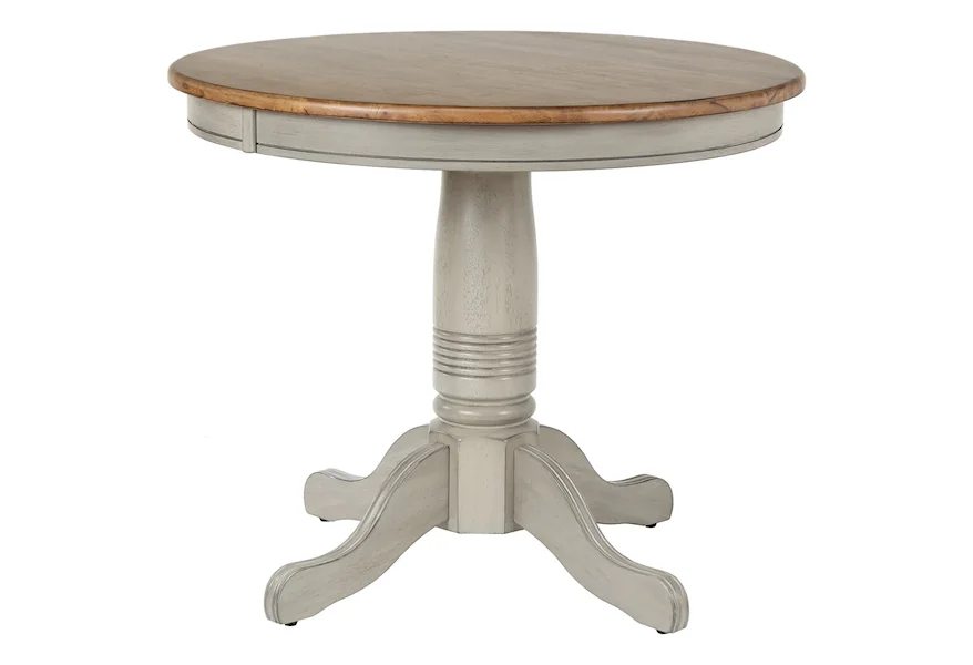 Barnwell 36" Round Table by Winners Only at Fashion Furniture