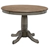 Winners Only Barnwell 42" Pedestal Table with Leaf