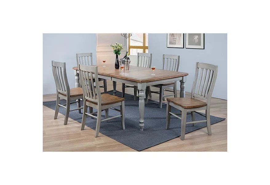 Barnwell 7-Piece Dining Set by Winners Only at Conlin's Furniture