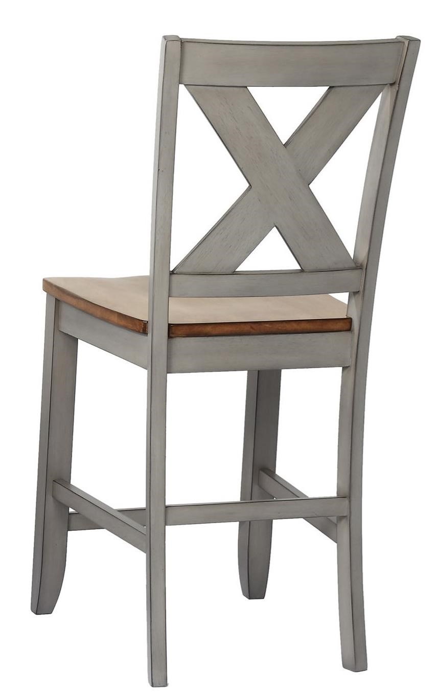 Winners Only Barnwell 1375681 Farmhouse XBack Bar Stool Dunk