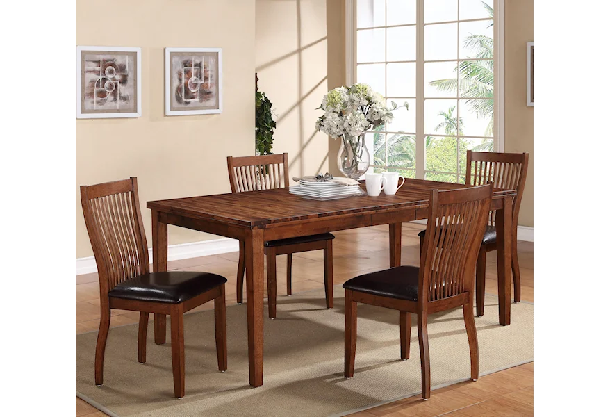 Broadway 5-Piece Dining Set by Winners Only at Mueller Furniture