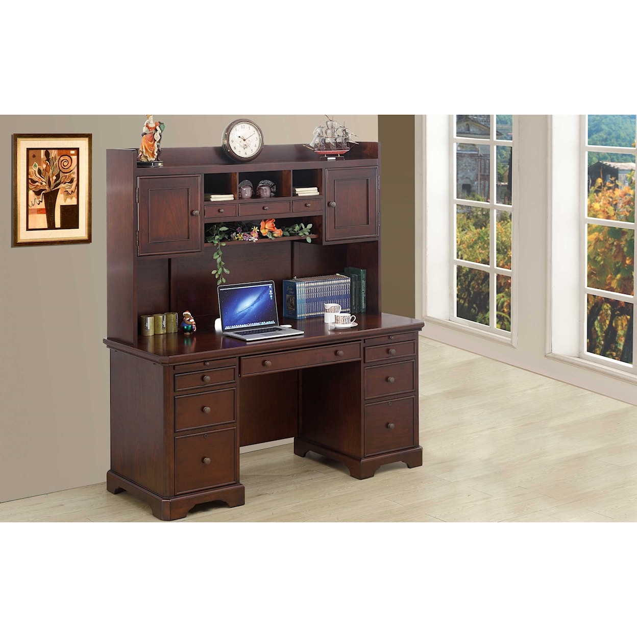 Winners Only Canyon Ridge Desk and Hutch