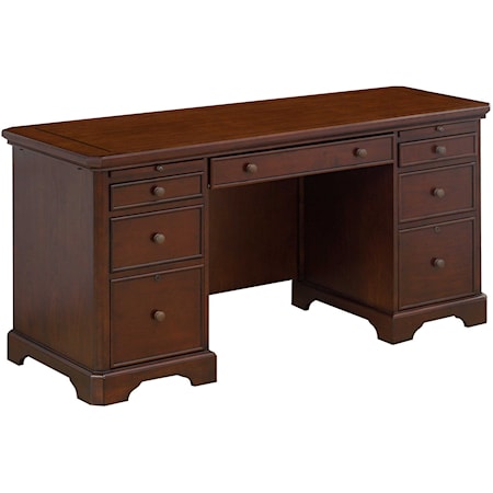 66&quot; Double Pedestal Desk